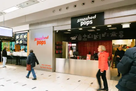 Ladenfront von Smashed Pops in der Stadtgalerie Heilbronn